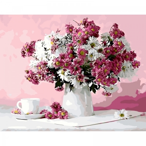 Картина за номерами BrushMe 40 * 50см Натюрморт в рожевих тонах (GX8746)