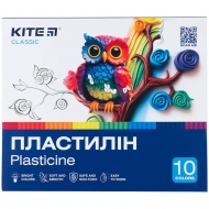 Пластилін Kite Classic 10 кольорів 200 г (K-084)