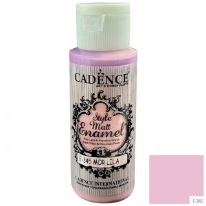 ВИВЕДЕНО Фарба для скла Cadence Style Matt Enamel (345) матова 59 мл Пурпурний ліловий (SE4010_345)