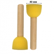 Набір спонжів поролонових круглих Monet ширина 40 мм 10 шт (L41605782)