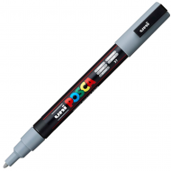 Маркер акриловий Uni Posca PC-3M 0,9-1,3 мм сірий (PC3M05)