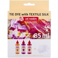 Набір для розпису тканин Talens Art Creations Tie Dye Pink 3х85 мл (403900002)