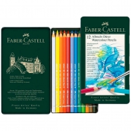 Олівці акварельні  FaberCastell Albrecht Durer 12 кольорів металева коробка (15437)