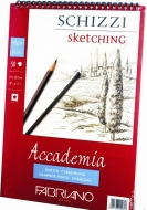 ВИВЕДЕНО Альбом для графіки  дрібне Fabriano Accademia А5 120г/м2 14,8х21см 50 арк (16F5202)