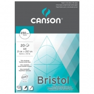Блок паперу для начерків Canson Bristol 250 гр A4 20 арк (0457-120)