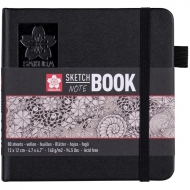 Блокнот Sakura Sketch 12*12 см 140 г/м2 80 аркушів Кремово-білий (94140002)