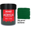 Фарба акрилова Monet 22 мл (75) Зелена (2025175)