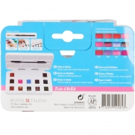 Набір акварельних фарб VAN GOGH Pocket box PINKS & VIOLETS 12 кювет + пензлик пластик (20808642)