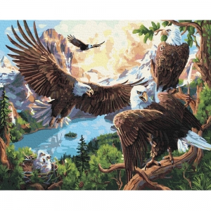 Картина за номерами BrushMe 40*50см Орлине гніздо (GX35729)