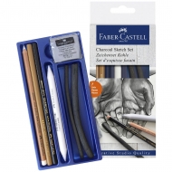 Набір для скетчів Вугілля Faber-Castell 7 предметів (114002)