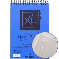 Альбом для рисунку на спіралі Canson XL Mix Media 150 г/м2 А5 чорний (C400082844)