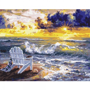 Картина за номерами BrushMe 40*50см Місце з видом на море (GX36236)