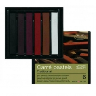 Набір сухої пастелі Rembrandt Carre Pastel 6 кольорів (34820106)