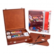 Набір акрилових фарб Van Gogh INSPIRATION BOX 14 туб фарб по 40 мл + кисті + доп.матеріали (22840100