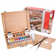 Набір акрилових фарб Van Gogh BASIC 10х40мл + пензлів + доп.матеріали (22840513)