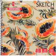 Альбом для акварелі SANTI Botanic Paper Watercolour Collection 200г/м2 10 аркуш (742834)