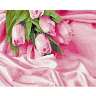 Картина за номерами BrushMe 40*50см Тюльпани в шовку (GX34760)