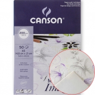 Блок паперу для акварелі Canson Mix Media Imagine 14.8*21см 200 г/м2 50 арк (0006-009)