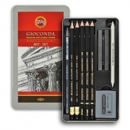 Набір художній Koh-i-Noor GIOCONDA 8893 10 предметів в мет. Пеналі (8893)