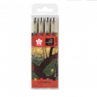 Виведено дистр Набір лайнерів Sakura Pigma Micron (05) Van Gogh Museum 0,45 мм 4 шт (POXSDK4)