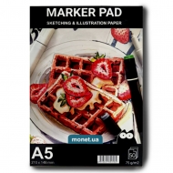 Альбом для маркерів Monet А5 75 г/м2 50 аркушів Strawberry (A57550SW)