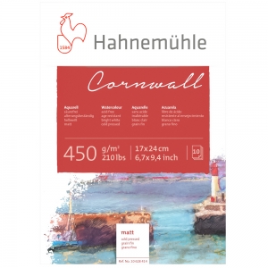 Блок для акварелі Hahnemuhle Cornwall СР 24*32 450г 10 арк (10628410)