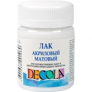 Лак акриловий Decola ЗХК матовий 50 мл (352149)