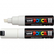 Маркер акриловий Uni Posca PC-8K 8 мм білий (PC8K01)