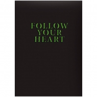 ВИВЕДЕНО Щоденник недатований Агенда Follow your heart (73-796 60 011)