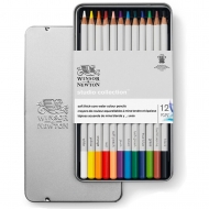 Набір акварельних олівців Winsor Watercolour pensil tin 12 шт в метал пеналі (490016)