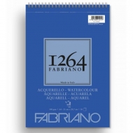 Альбом для акварелі на спіралі Fabriano 1264 А5 300 г/м2 25% бавовна 20 арк (19100648)