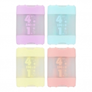 Точилка з контейнером діаметр 8 мм KUM 4-in-1 Pastell (4-in-1 K4)