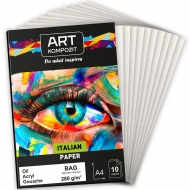 Блок паперу для акрилу та олії Art Kompozit Bag А4 21*29,7см 280 г/м2 10 арк (4820251521866 )