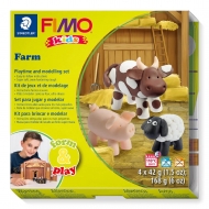 ВИВЕДЕНО Набір пластики Fimo kids Ферма 4 кольори 42 гр (8034 01 LZ)