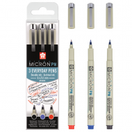 Набір ручок Sakura Pigma Micron PN Office 3 кольори (POXSDKPN3A)