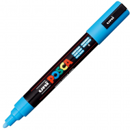 Маркер акриловий Uni Posca PC-5M 1,8-2,5 мм блакитний (PC5M62)
