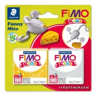 Набір пластики Fimo kids Веселе мишеня 2 кольори 42 гр (8035 11)
