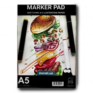 Альбом для маркерів Monet А5 75 г/м2 50 аркушів Burger (A57550BR)