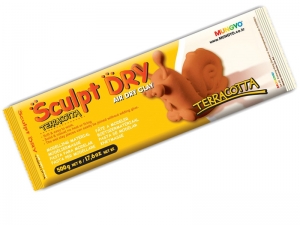Самозастигаюча маса MUNGYO Sculpt Dry 500 г теракотова (985504)