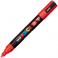 Маркер акриловий Uni Posca PC-5M 1,8-2,5 мм червоний (PC5M30)