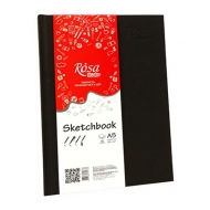 Блокнот для ескізів Rosa Studio A5 14,8*21см 100г/м2 96 аркушів Чорний (16R5015)