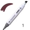 Маркер двосторонній TouchFive №1 Wine Red (Винний червоний) (TF2209-1)