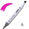 Маркер двосторонній TouchFive №6 Vivid Pink (Яскравий рожевий) (TF2209-6)