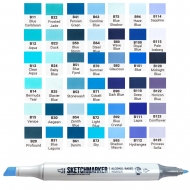 Маркер двухсторонний SKETCHMARKER синие оттенки в ассортименте