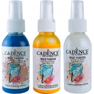 Фарба-спрей для тканини Cadence 100 мл Your Fashion Spray Fabric Paint в асортименті