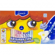 Набір фломастерів Marco Super Washable 48 кольорів (1630-48CB)