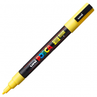 Маркер акриловий Uni Posca PC-3M 0,9-1,3 мм жовтий (PC3M23)