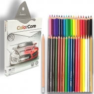 Набір кольорових олівців Marco ColorCore 36 кол d = 4.0 + 1 графітний НВ шестигранні (3100-36CB)