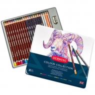Набір кольорових олівців Derwent Colour Collection 24 предмети в метал. (700212)