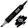 Маркер-пензель двосторонній TOUCHFIVE BRUSH №120 Black (Чорний) (BRTF2209-120)
